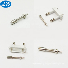 CNC turning machining brass charger connector plug pin